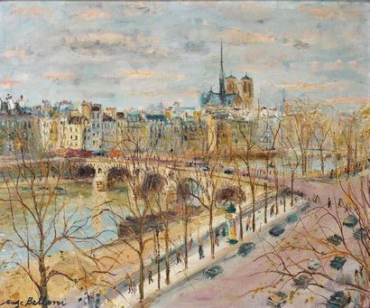 Serge BELLONI (1925-2005)
PARIS, LES QUAIS...