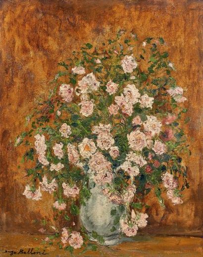 Serge BELLONI (1925-2005)
VASE DE FLEURS...