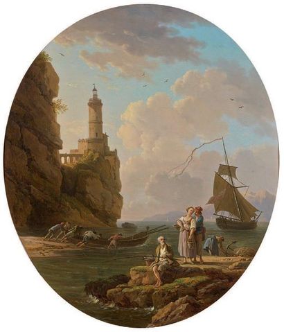 ECOLE FRANCAISE DU XIXème siècle
PAYSAGE...