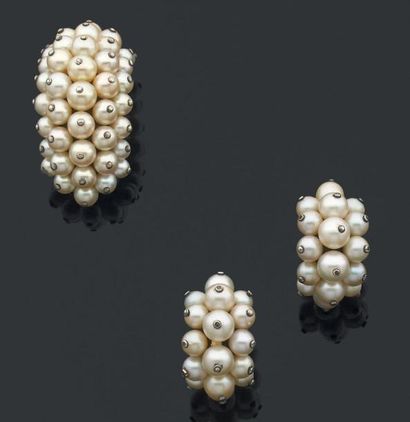 Clip de corsage et paire de clips d'oreilles...