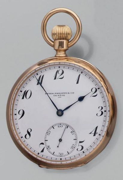Montre de gousset en or jaune 18K (750) à...