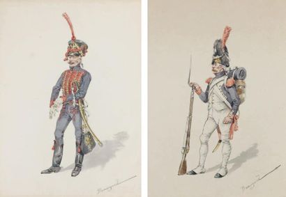 BEAUGARD (XIXème, dessinateur lithographe...