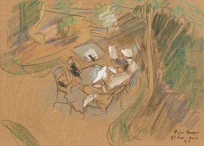 Pierre CHAPUIS (1863-1942)
FEMMES LISANT...