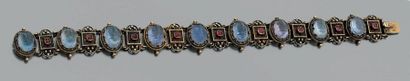 Bracelet souple en alliage d'or 14k (585)...