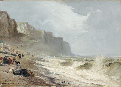 Jules-Achille NOËL (1815 - 1881)
PLAGE AU...