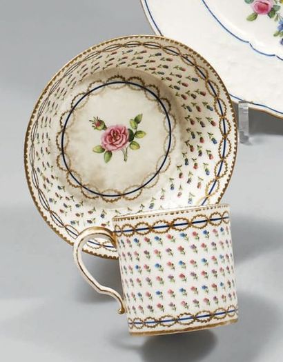 SÈVRES, époque Louis XVI
Tasse litron en...