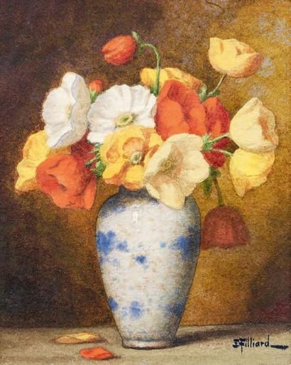 Ernest FILLIARD (1868-1933)
BOUQUET D'ANEMONES...