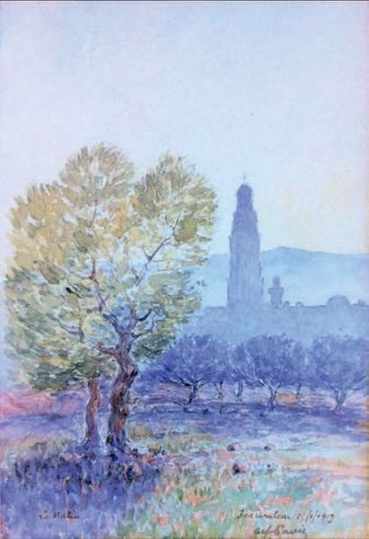 Élie Anatole PAVIL (1873-1948)
JERUSALEM,...