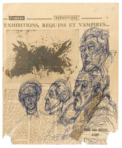 Alberto GIACOMETTI (1901-1966)
QUATRE ETUDES...