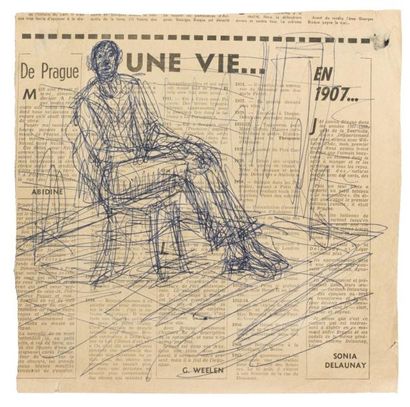 Alberto GIACOMETTI (1901-1966)
HOMME ASSIS...