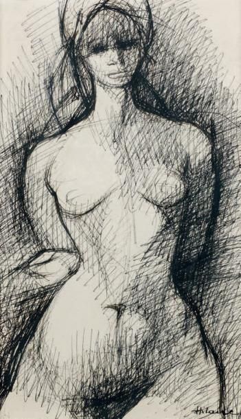 Camille HILAIRE (1916-2004)
MODÈLE. Encre,...