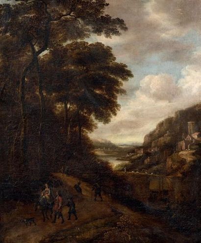 Ecole HOLLANDAISE du XVIIIème siècle, suiveur...
