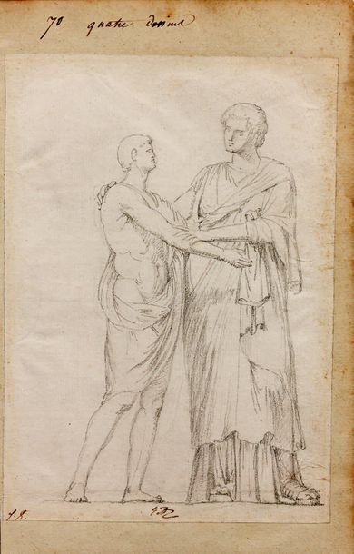 Attribué à Jacques Louis DAVID (Paris 1748-...