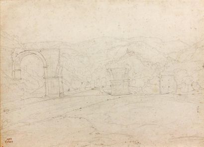 Camille COROT (Paris 1796 - 1875)
Vue d'un...