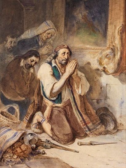 Nicolas Toussaint CHARLET (Paris 1792 - 1845)
Bandits...