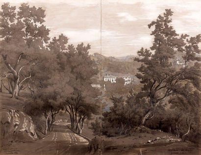 EDOUARD HOSTEIN (Pléhédel 1804 - Paris 1889)
Vue...