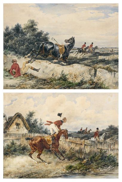 Édouard Bernard SWEBACH (1800-1870)
Scènes...