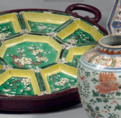 CHINE - EPOQUE KANGXI (1662 - 1722)
Drageoir...