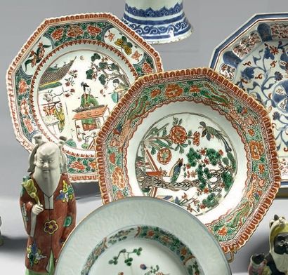 CHINE - EPOQUE KANGXI (1662 - 1722)
Deux...