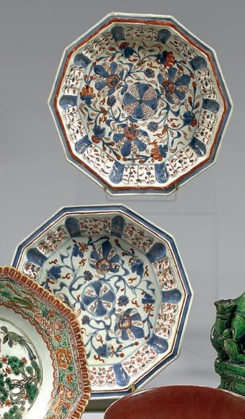 CHINE - EPOQUE KANGXI (1662 - 1722)
Paire...