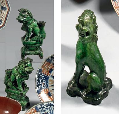 CHINE - Epoque MING (1368 - 1644)
Paire de...