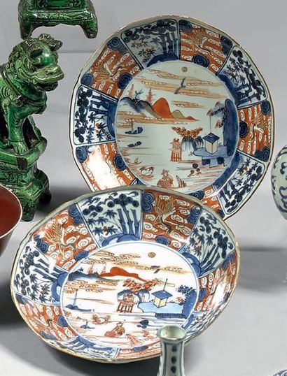 CHINE - EPOQUE KANGXI (1662 - 1722)
Paire...