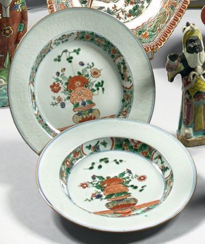 CHINE - EPOQUE KANGXI (1662 - 1722)
Paire...