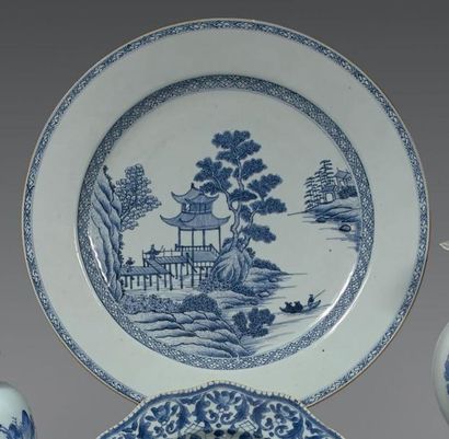 CHINE - Epoque QIANLONG (1736 - 1795)
Plat...