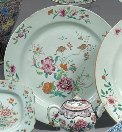 CHINE - Epoque QIANLONG (1736 - 1795)
Plat...