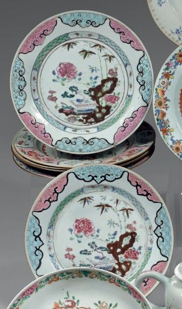 CHINE - Epoque QIANLONG (1736 - 1795)
Trois...