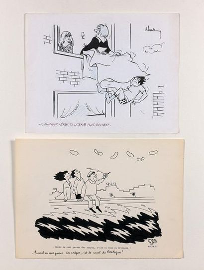Jacques FAIZANT(1918-2006)
QUAND ON VOIT...