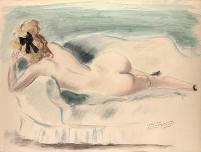 André DIGNIMONT (1891-1965)
MODÈLE ALLONGÉ...