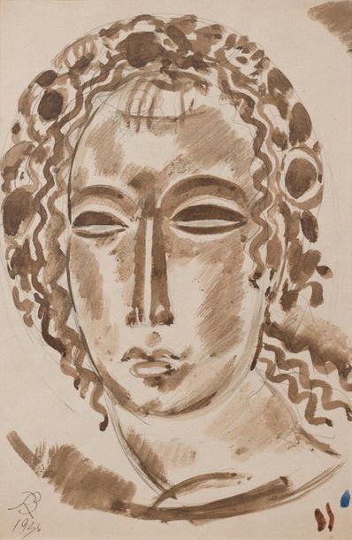 René BUTHAUD (1886-1986)
PORTRAIT DE FEMME,...