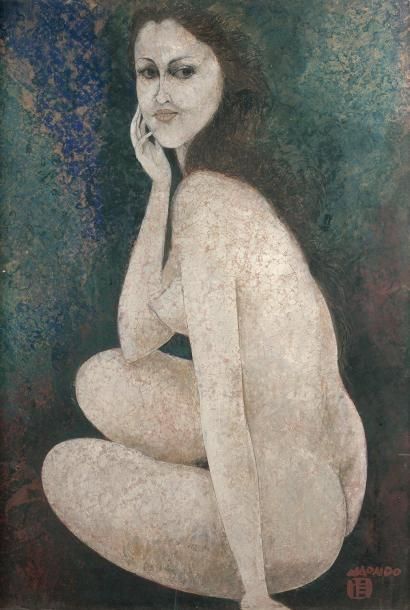 Naondo NAKAMURA (1905-1981)
NU ASSIS DE TROIS...