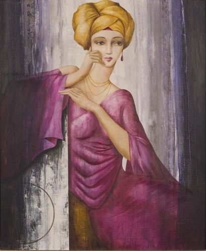 Philippe AUGÉ (Né en 1935)
PORTRAIT DE FEMME...