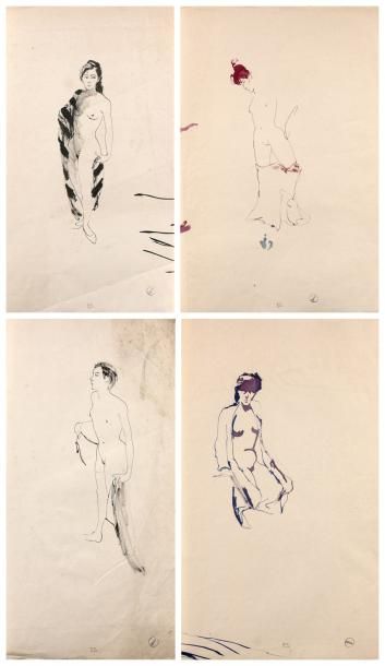 TOM KEOGH (1921-1980)
ETUDES DE NU. Quatre...