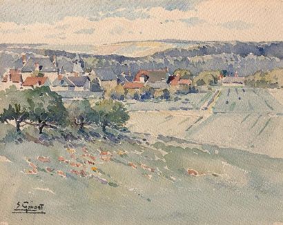 Etienne GAUDET (1891-1963)
VUE DE CHAMBON....