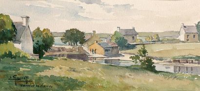 Etienne GAUDET (1891-1963)
VUE DE LARMOR...