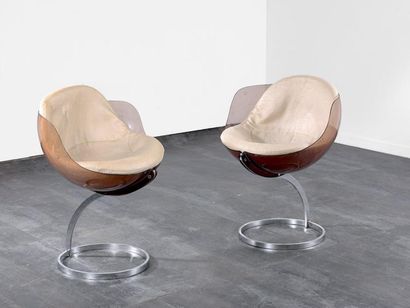 Boris Tabacoff (1927-1985)
Paire de chaises...