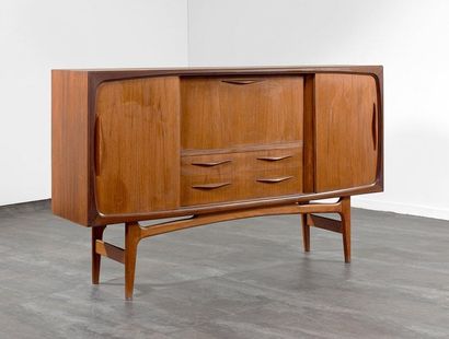 TRAVAIL SCANDINAVE
Enfilade haute en placage...
