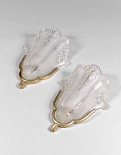 ETABLISSEMENTS PETITOT Paire d'appliques...