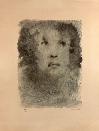 Léonor FINI (1907-1996)
VISAGE. Lithographie...