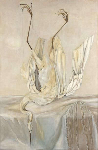 Max SAVY (né en 1918)
L'OISEAU BLANC. Huile...