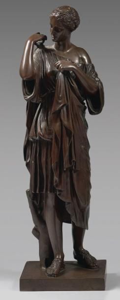 F. BARBEDIENNE, Fondeur
DIANE DE GABES. Bronze...