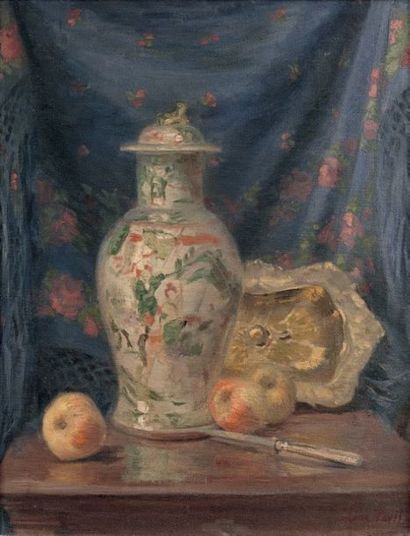 Lina PAVIL (XXème siècle)
NATURE MORTE A...