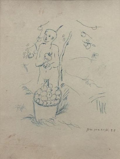 Georges PAPAZOFF (1894-1972)
JEUNE HOMME...
