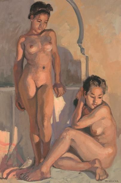 Marcel VICAIRE (1893-1976)
DEUX FEMMES NUES...