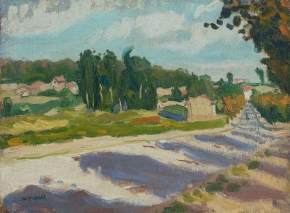 Albert MARQU ET (1875-1947)
PAYSAGE. Huile...