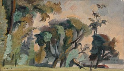 André LHOTE (1885-1962)
PAYSAGE DE BORD DE...
