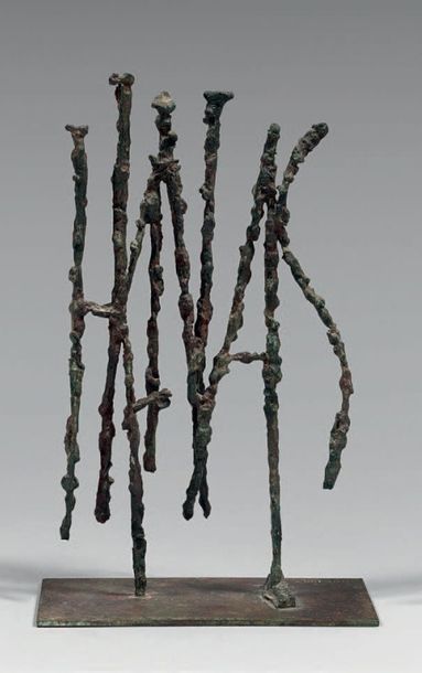 Louis Cane (né en 1943)
HAVAS. Bronze à «patine...